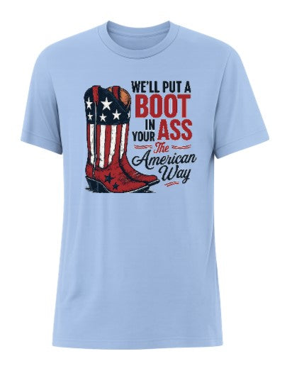 We'll put a boot in your
