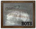Country Boys Framed Picture